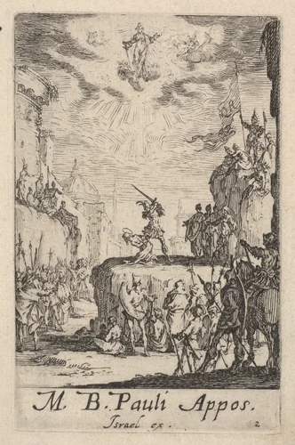Martyrdom of Saint Paul, from "The Little Apostles" (Les Petits Apôtres) by Jacques Callot, print, 1632