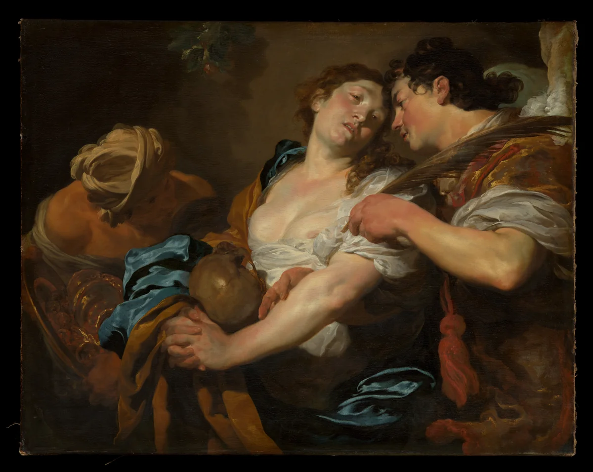 The Temptation of Saint Mary Magdalen by Johann Liss, painting, 1621-1631