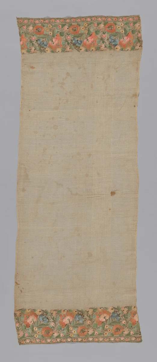 Towel or Napkin by Turkey, textile, 1801-1900