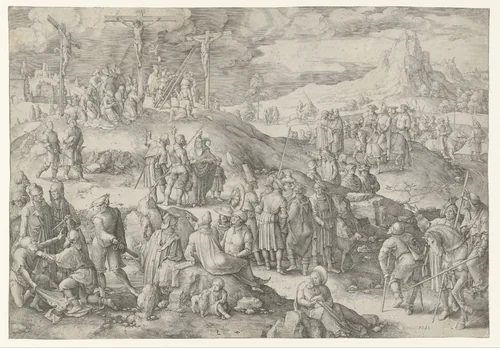 Golgotha by Unknown, print, 1517