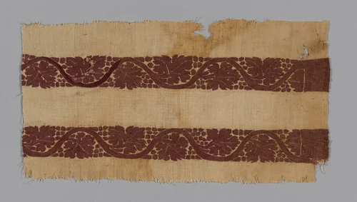 Border by Coptic Egypt, textile, -30-641