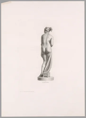 Venus, Back View, from Oeuvre de Canova by Domenico Marchetti, print, 1817