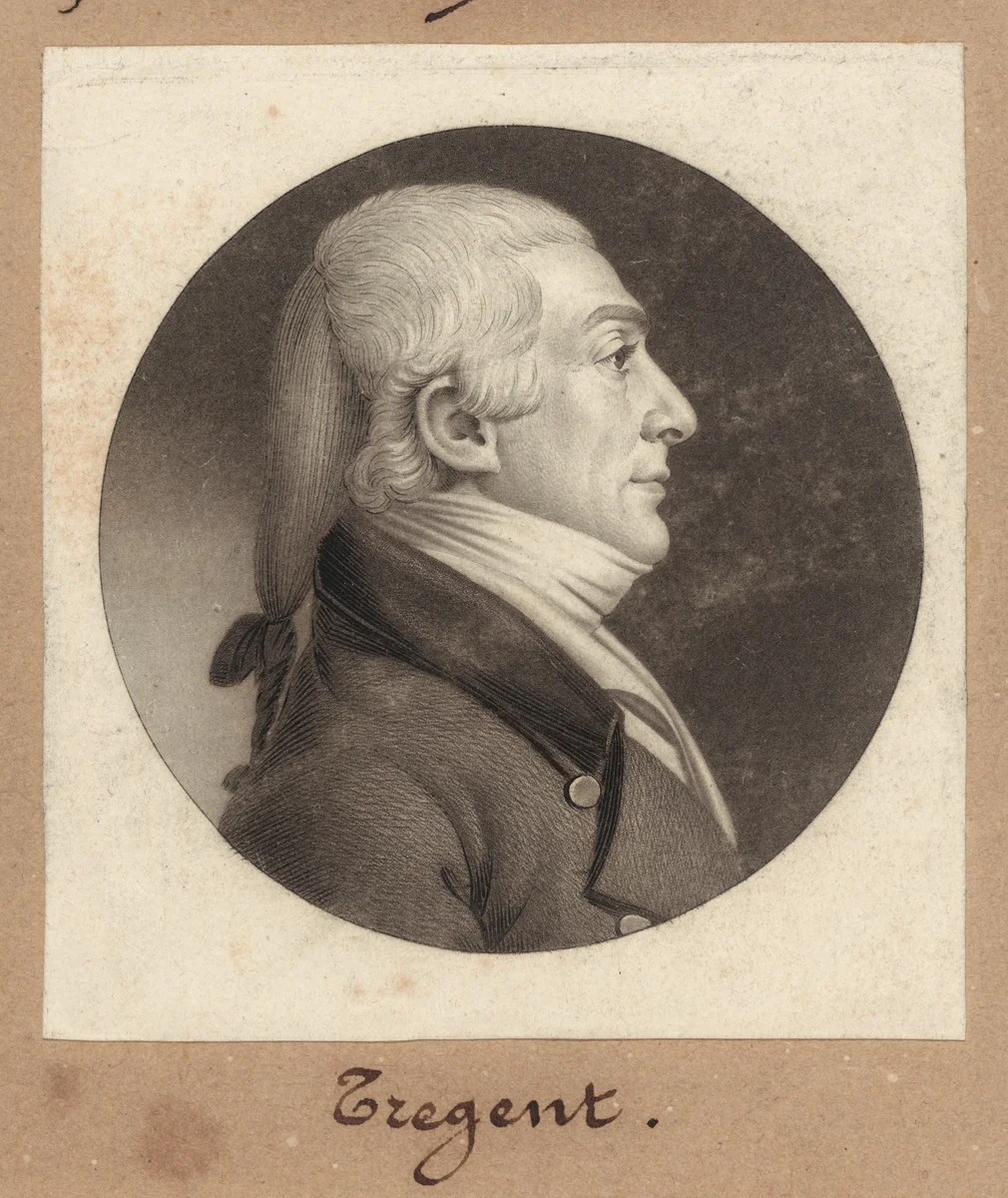 Tregent by Charles B. J. Févret de Saint-Mémin, print, 1801