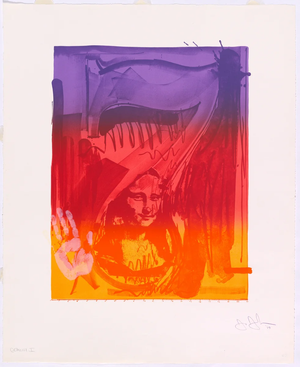 Figure 7 by Jasper Johns, print, 1969