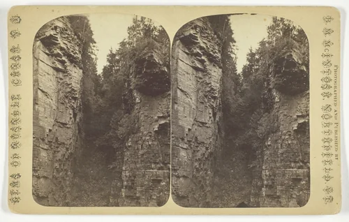 Shady Gorge, No. 1071 from the series "Gems of Ausable Chasm, N. Y." by R. M. McIntosh, photograph, 1875-1899