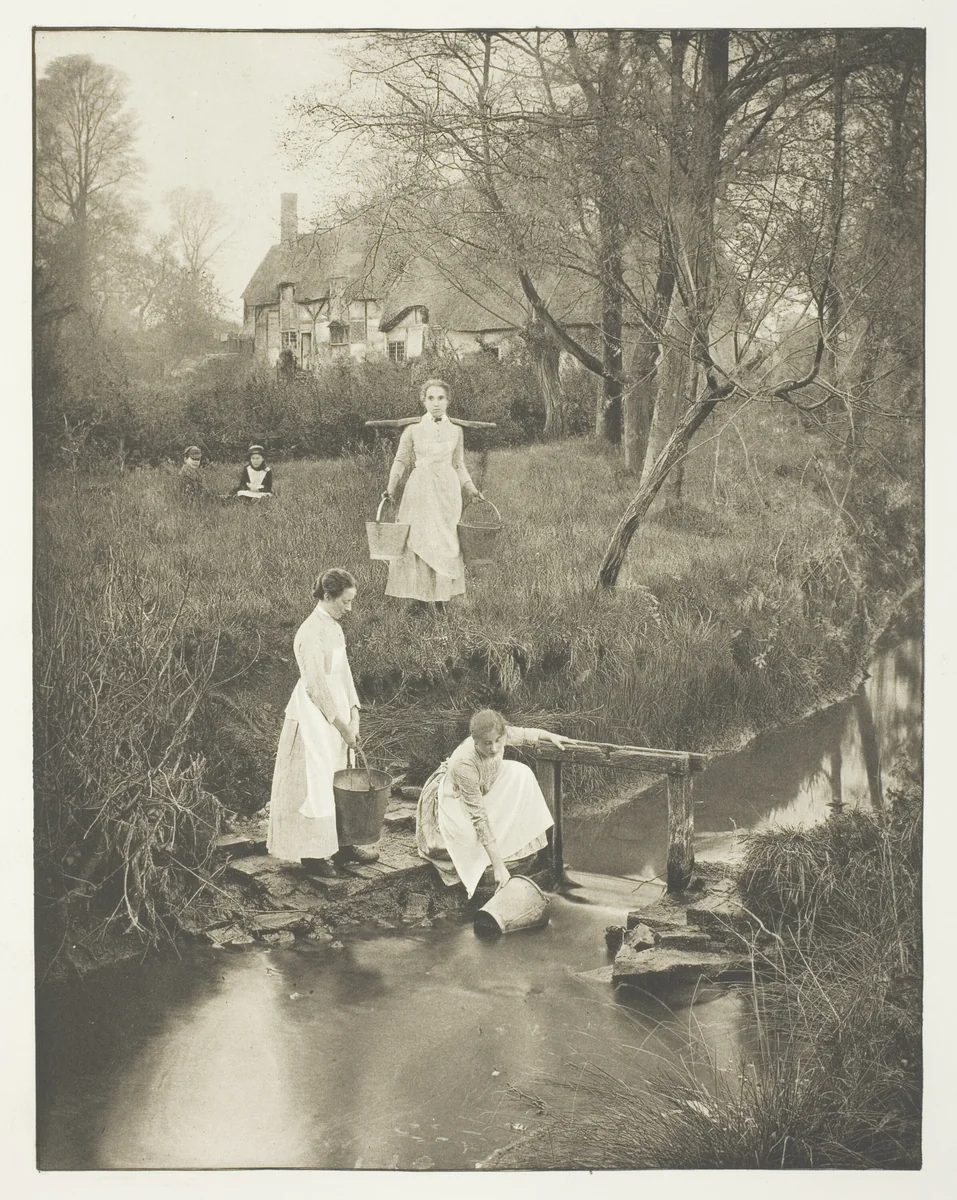 At Shottery Brook by James Leon Williams, print, 1892