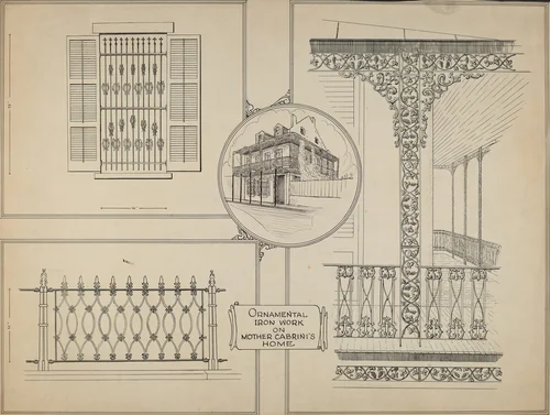 Iron Work by Lucien Verbeke, index of american design, 1936