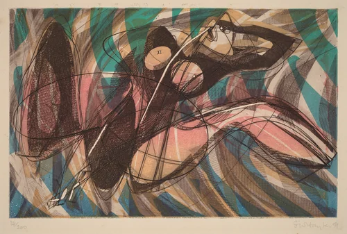 L'Escoutay by Stanley William Hayter, print, 1951