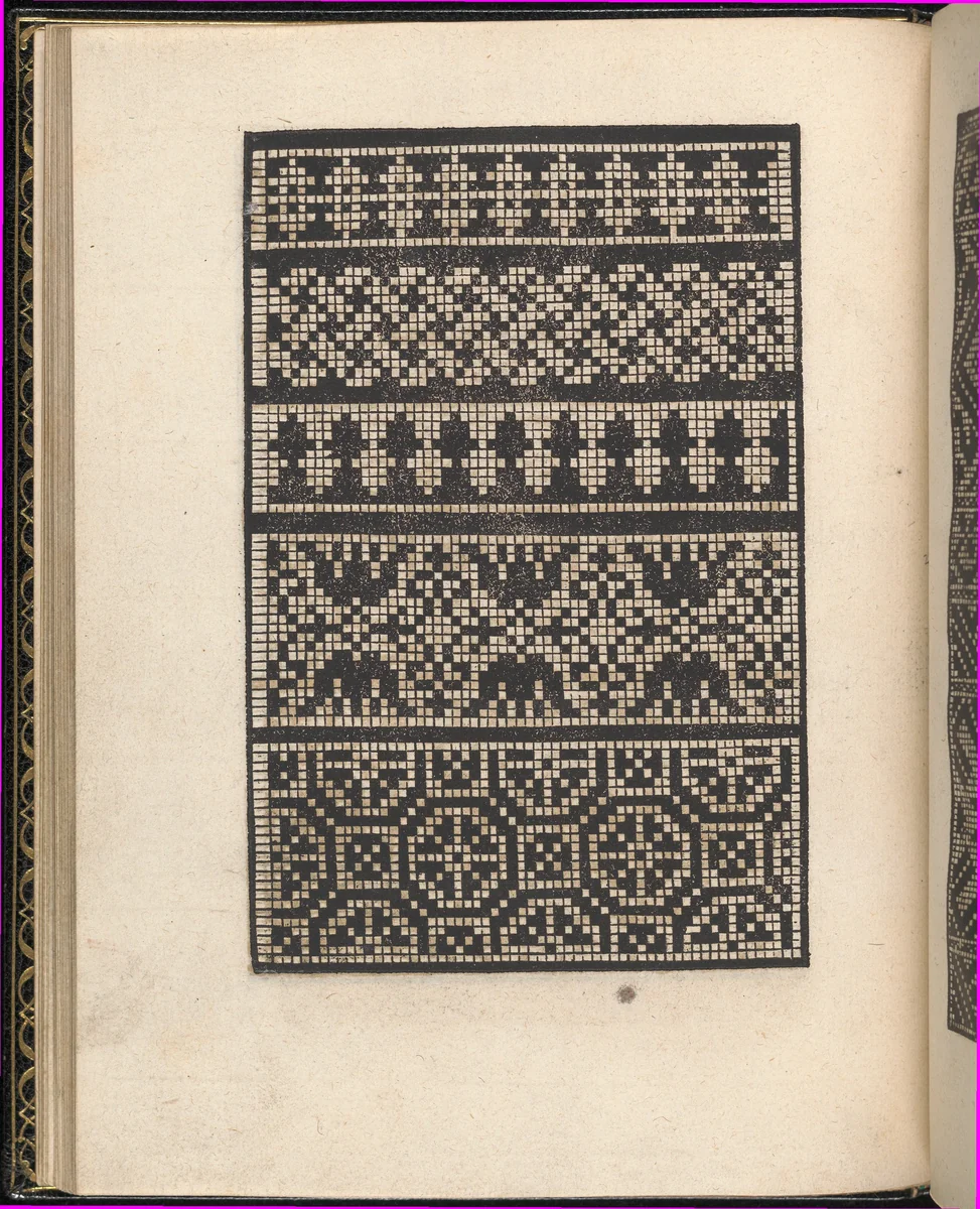 Page from Ein new kunstlich Modelbuch...(Page 23v) by Peter Quentel, book, 1544