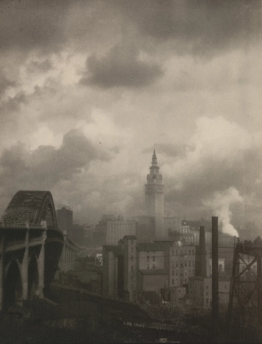 Cleveland Terminal Tower by Margaret Bourke-White, photograph, 1928