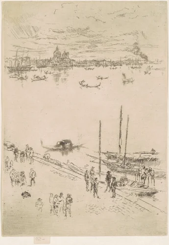 Upright Venice by James McNeill Whistler, print, 1879-1880