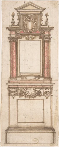 Frame by anonymous, drawing, 1500-1600