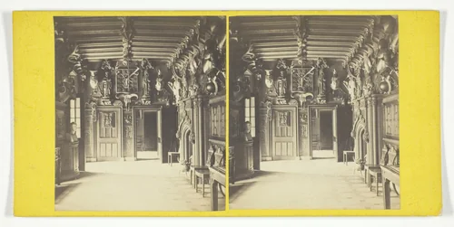 Abbotsford - The Hall by G. W. Wilson, photograph, 1850-1874