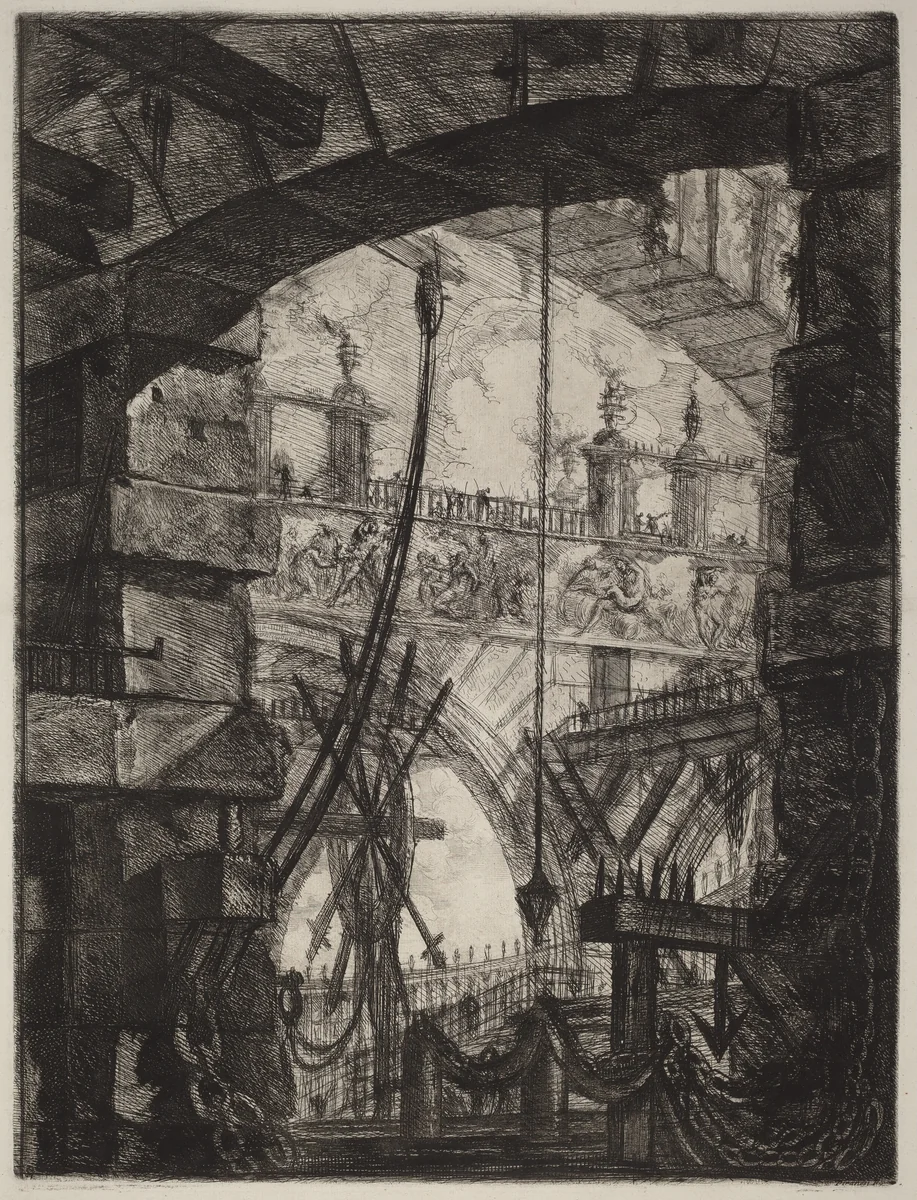 The Grand Piazza by Giovanni Battista Piranesi, print, 1780-1790