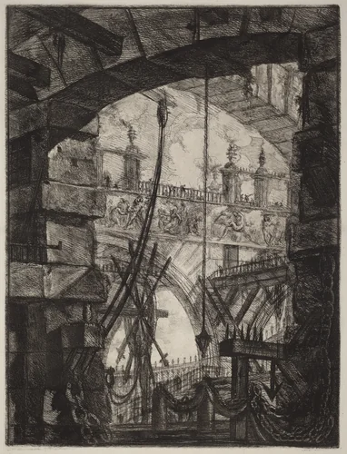 The Grand Piazza by Giovanni Battista Piranesi, print, 1780-1790