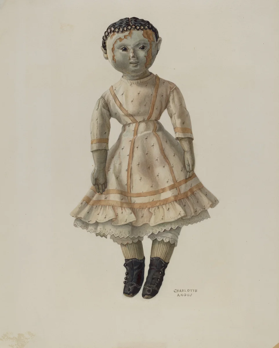 Rag Doll by Charlotte Angus, index of american design, 1939