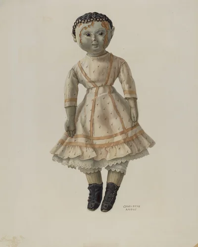 Rag Doll by Charlotte Angus, index of american design, 1939