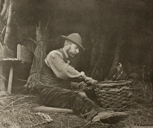 The Basket-Maker by Peter Henry Emerson, photograph, 1888