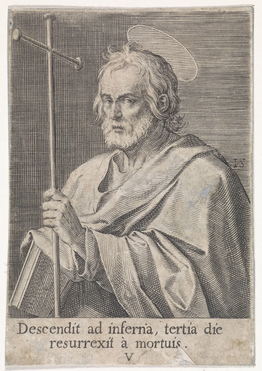 Apostel Filippus by Unknown, print, 1570-1600
