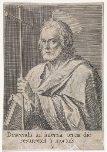 Apostel Filippus by Unknown, print, 1570-1600