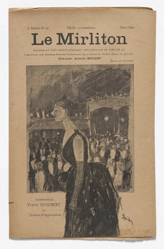 Le Mirliton, no. 68 by Théophile-Alexandre Steinlen, periodical, 1891