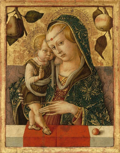 Madonna and Child by Carlo Crivelli, painting, 1490
