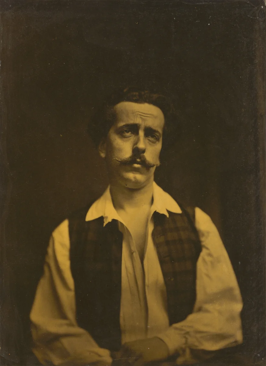 Painful recollection or painful thoughts by Guillaume-Benjamin-Amant Duchenne, photograph, 1854-1856