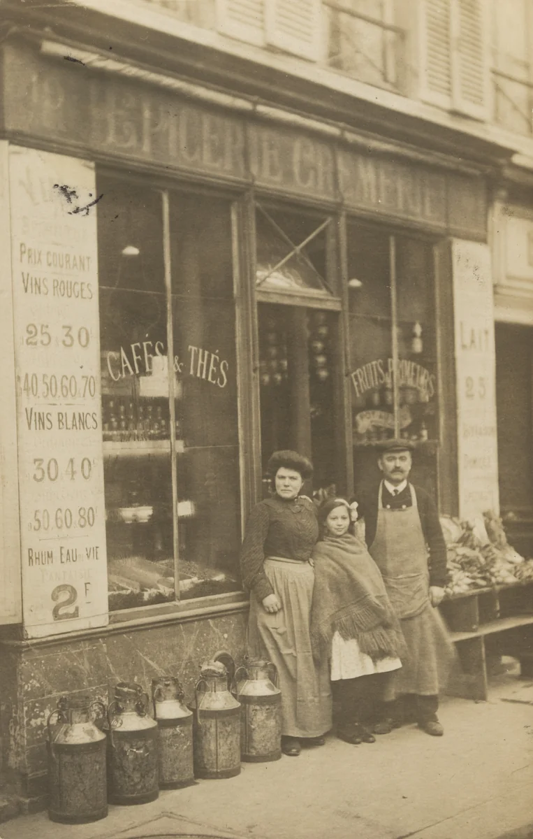 Épicerie – crèmerie, 19, rue Malar, paris by Unidentified Photographer, photograph, 1910