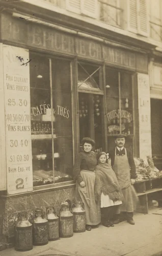 Épicerie – crèmerie, 19, rue Malar, paris by Unidentified Photographer, photograph, 1910