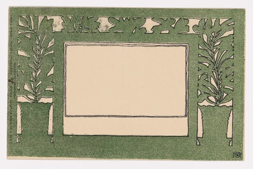 Wiener Künstler-Postkarte Serie 1/2 by Josef Hoffmann, design, 1898