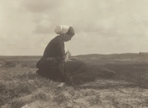 Mending Nets by Alfred Stieglitz, photograph, 1894