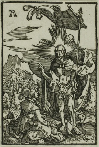 Christ Appears to the Magdalen, from The Fall and Redemption of Man by Albrecht Altdorfer, print, 1500-1538
