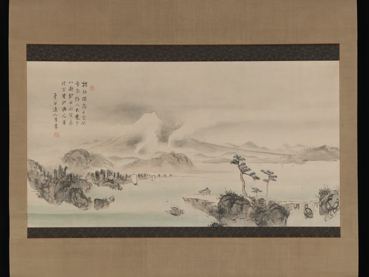 Mount Fuji by Yokoi Kinkoku (横井金谷), painting, 1800-1833