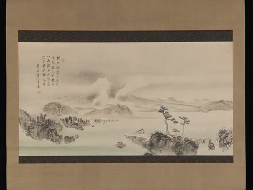 Mount Fuji by Yokoi Kinkoku (横井金谷), painting, 1800-1833