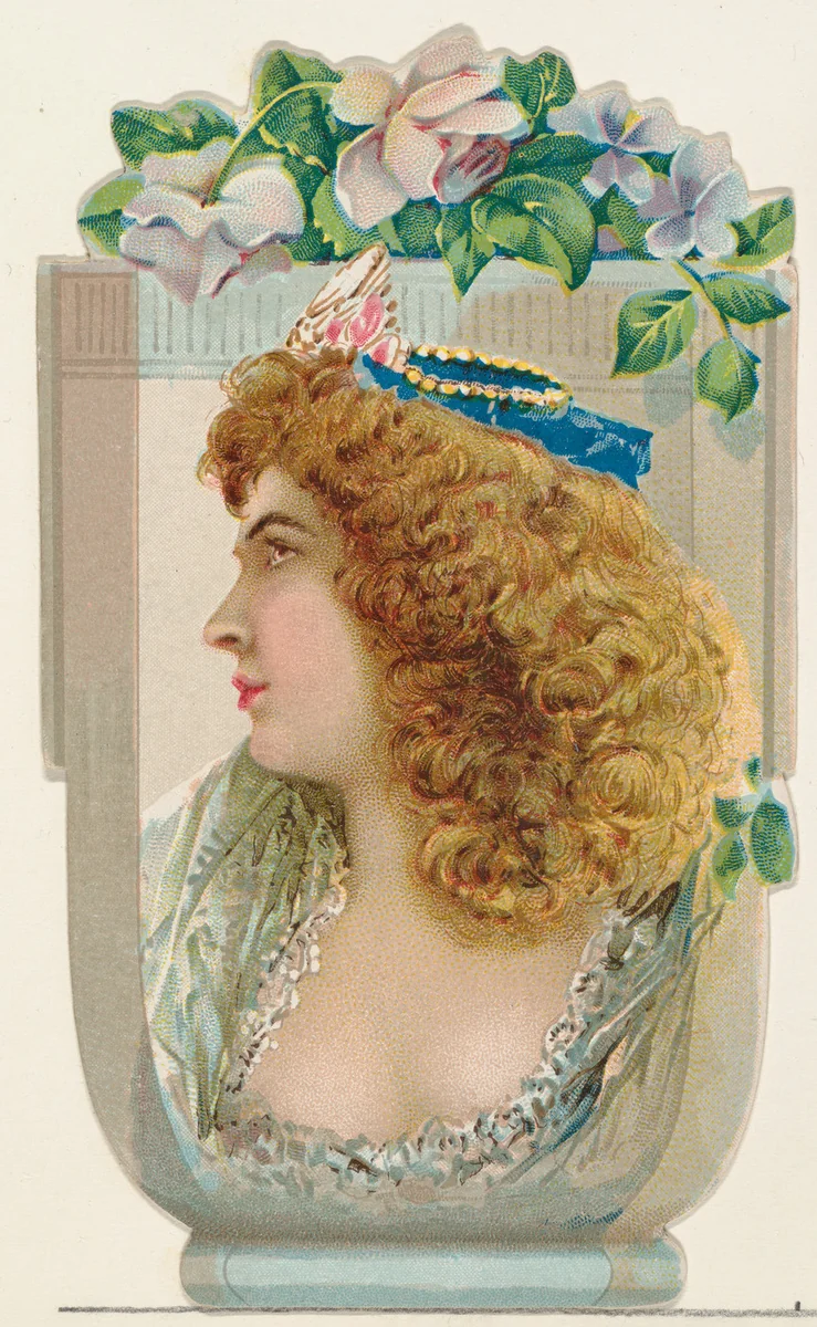 Cup of Violets, from the Novelties series (N122) issued by Gail & Ax Tobacco to promote Navy Long Cut by Gail & Ax Tobacco, print, 1889