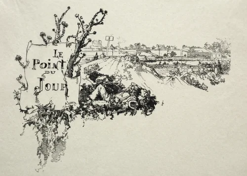 Le Point-du-Jour by Auguste Louis Lepère, print, 1886