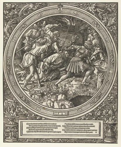 De gevangenneming van Christus by Unknown, print, 1517