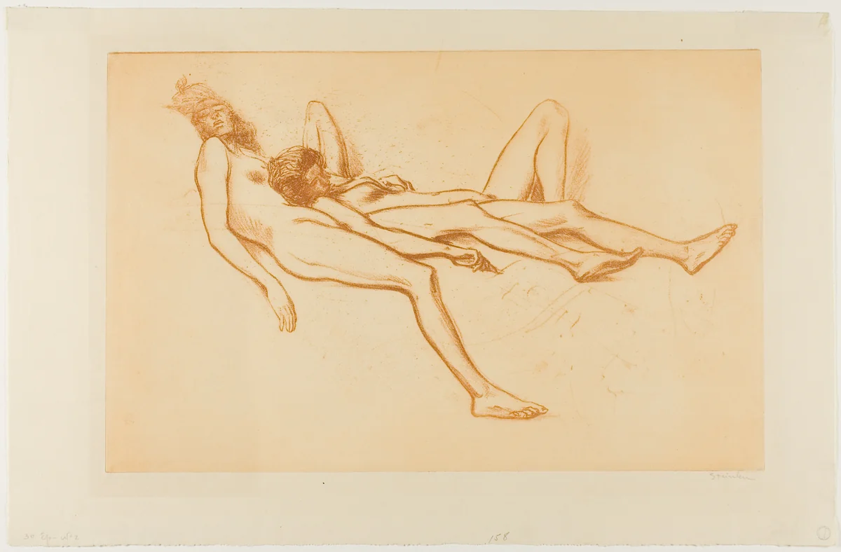 Two Nude Models by Théophile Alexandre Steinlen, print, 1902