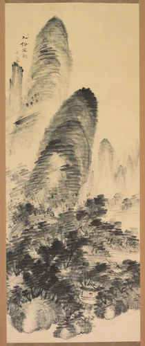 Forbidden to the Vulgar by Uragami Gyokudō, painting, 1765-1820