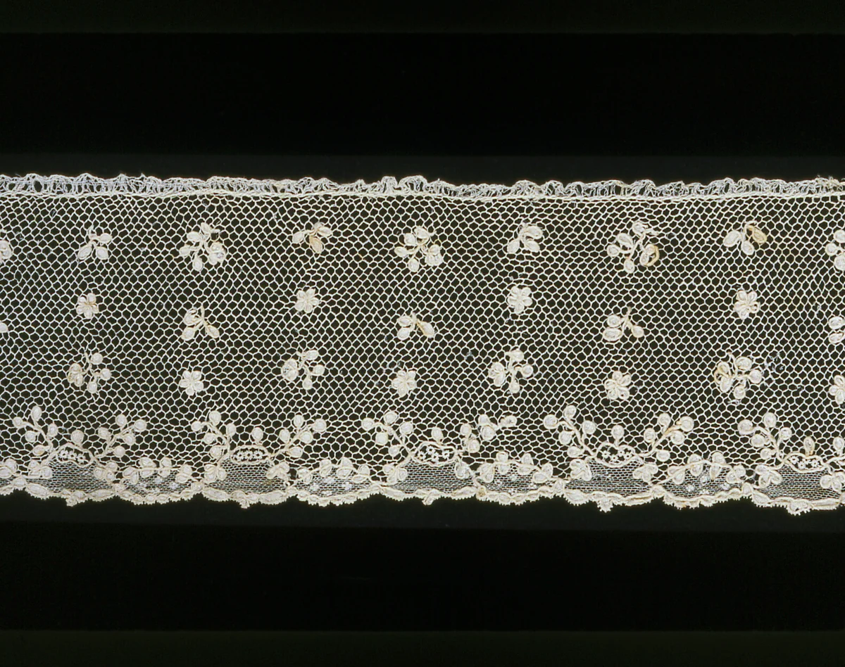 Border by France, textile, 1775-1800
