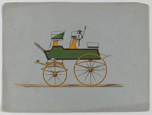 Design for Break (unnumbered) by Brewster & Co., drawing, 1865-1875