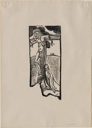 Christ by Emile Bernard, print, 1891-1894