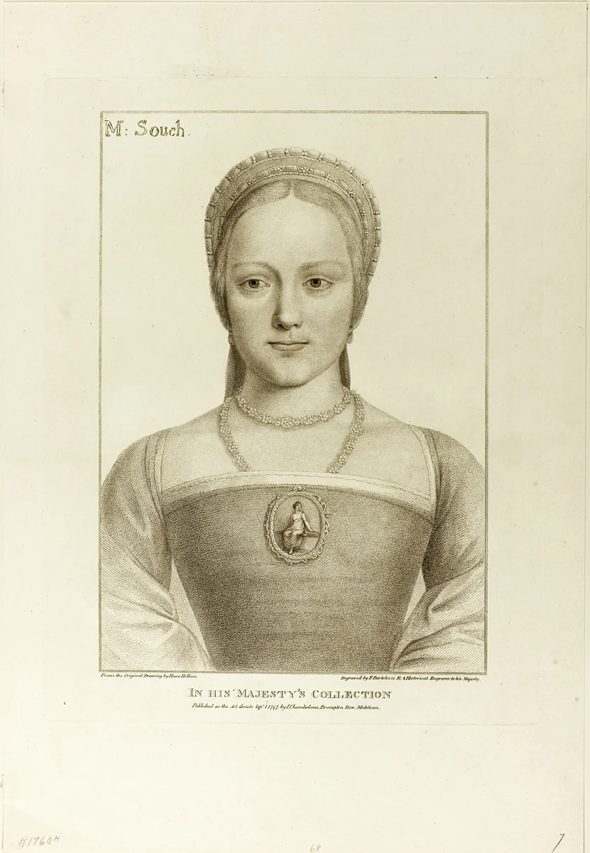 Mrs. Souch by Francesco Bartolozzi, print, 1797