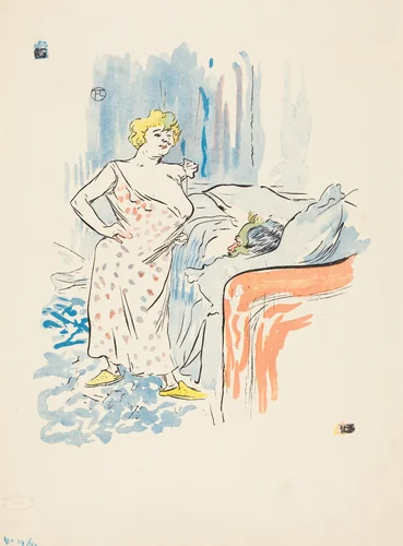 Man and Woman by Henri de Toulouse-Lautrec, print, 1864-1901