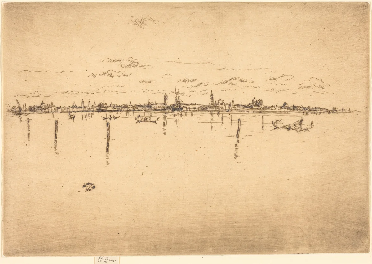 Little Venice by James McNeill Whistler, print, 1880