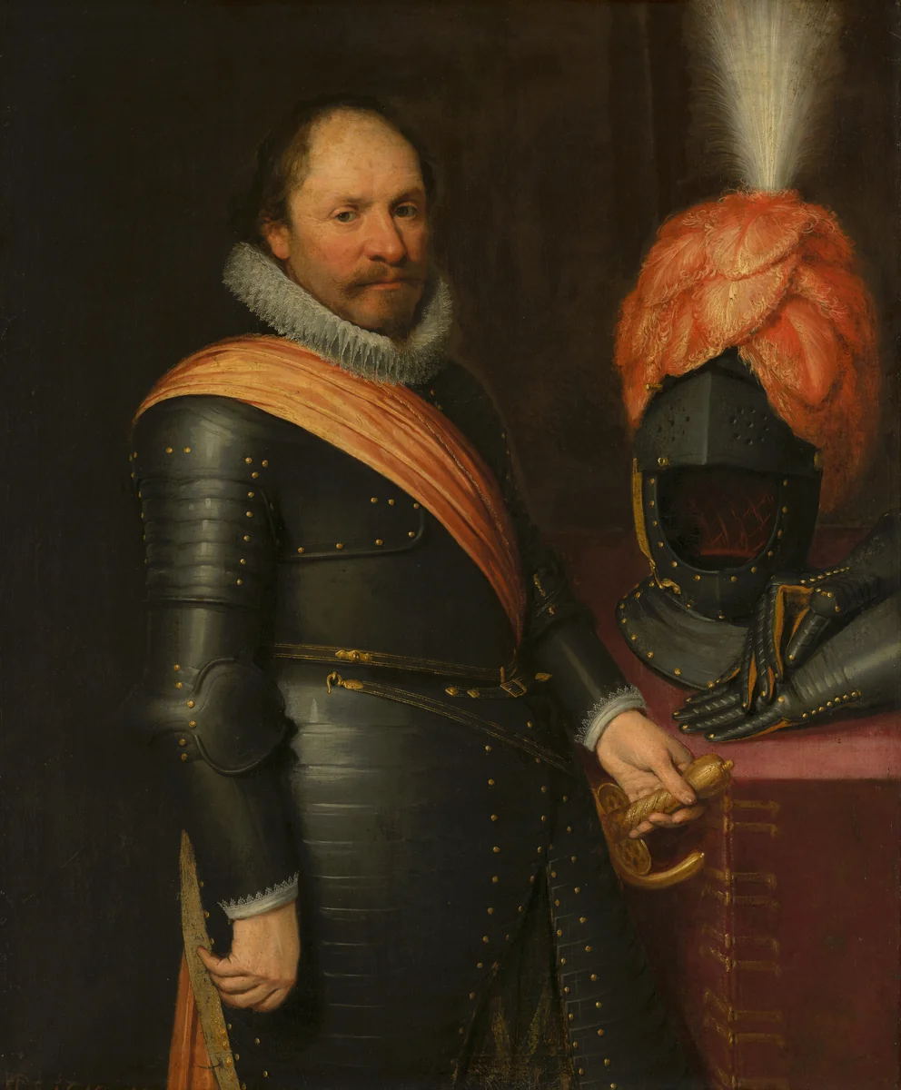 Portrait of an Officer by Jan Anthonisz. van Ravesteyn, painting, 1612