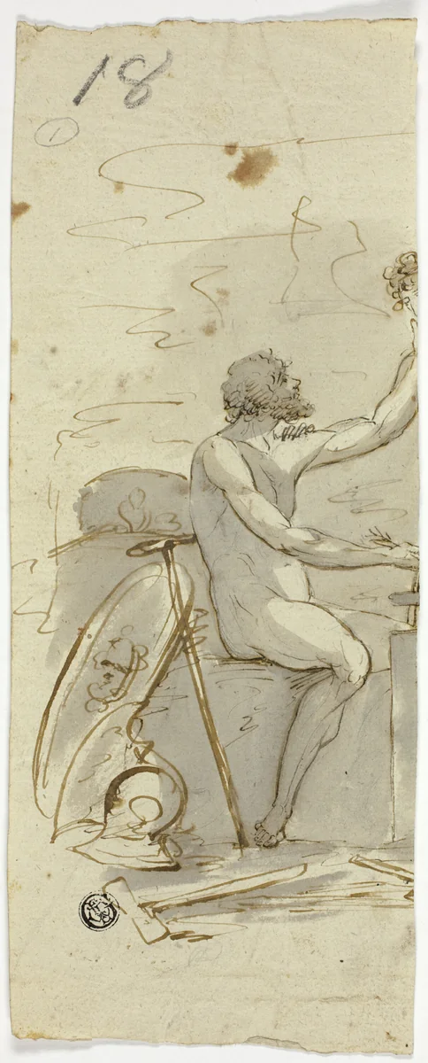 Vulcan by Unknown Artist, drawing, 1700-1799