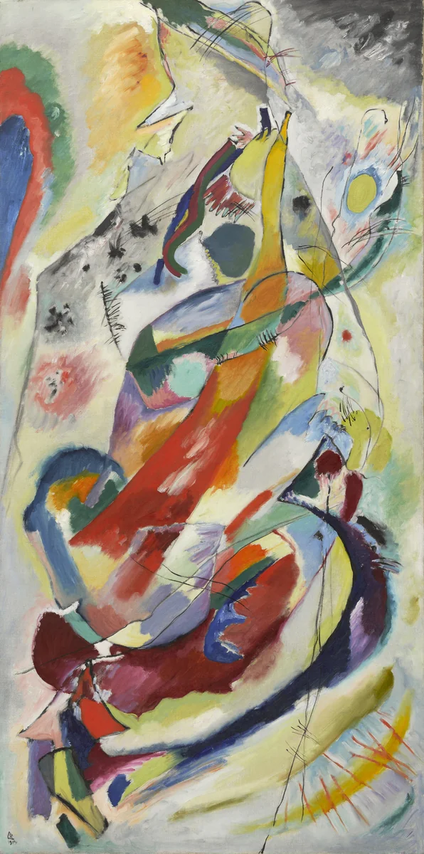 Panel for Edwin R. Campbell No. 1 by Wassily Kandinsky, painting, 1914