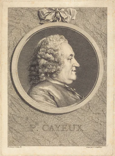 Philippe Cayeux by Louis-Simon Lempereur, Charles-Nicolas Cochin II, print, 1728-1807