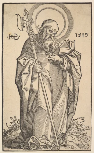 St. Matthew, from "Christ and the Apostles" by Hans Baldung, print, 1519